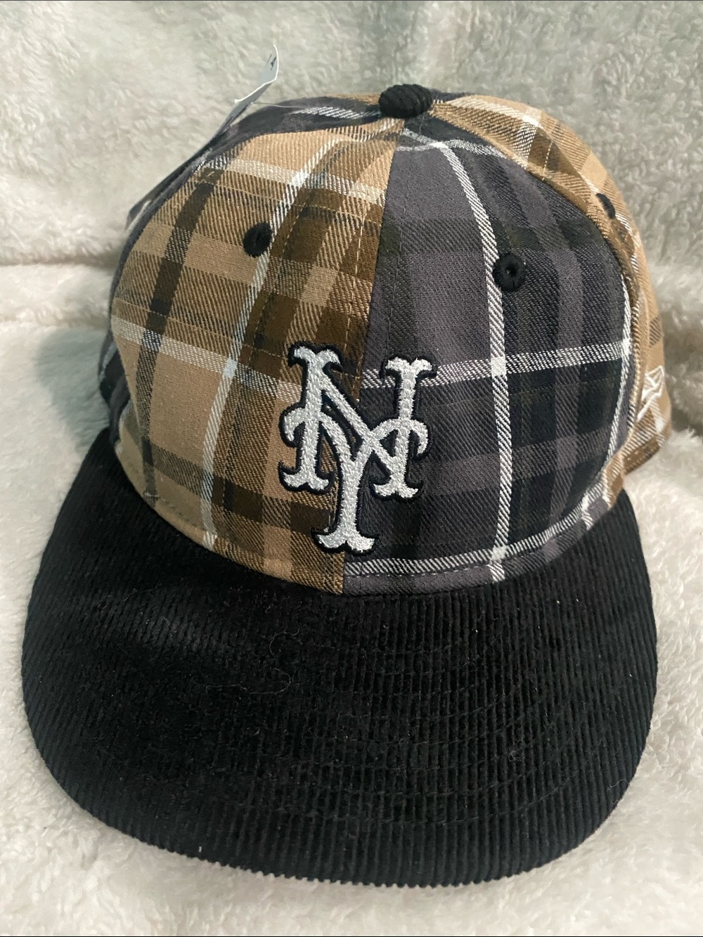 ⚾️New Era MLB New York Mets Gray and White 9FIFTY Strapback Hat